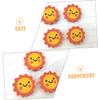 50Pcs Cute Sunflower Pencil Erasers Mini Erasers for Soft Material Fun Classroom Supplies Adorable Design for School Prizes and Rewards view 3