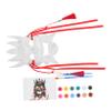 Abaodam 1 Set Japanese Demon Mask Unpainted Blank Kabuki Samurai Mask for Halloween Cosplay Theater and Creative Projects view 1