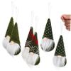 6Pcs Christmas Gnome Ornaments Soft Decorations with Hanging Loops for Tree Table Centerpieces Charming Scandinavian Holiday Decor Delightful Xmas Party Accessories view 1