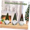 6Pcs Christmas Gnome Ornaments Soft Decorations with Hanging Loops for Tree Table Centerpieces Charming Scandinavian Holiday Decor Delightful Xmas Party Accessories view 3