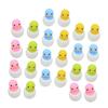 24Pcs Chick Shaped Erasers for Cute Cartoon Design Supplies for and Classroom Favors Safe Material for view 1