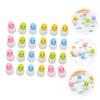 24Pcs Chick Shaped Erasers for Cute Cartoon Design Supplies for and Classroom Favors Safe Material for view 3