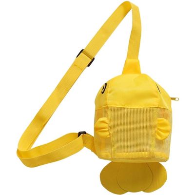 hzzsbu Kids Mesh Beach Bag, Beach Toy Bag, Clownfish Shaped Bag, Shell Collecting Toys Bags, Chest Bag for Holding Shell Beach Toy