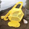 hzzsbu Kids Mesh Beach Bag, Beach Toy Bag, Clownfish Shaped Bag, Shell Collecting Toys Bags, Chest Bag for Holding Shell Beach Toy view 3