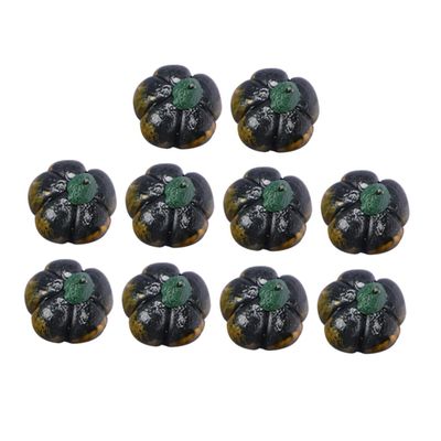 10pcs Lifelike Acorn Squash Model Simulation Mini Pumpkins for Dollhouse Decoration Realistic Decorative Props for Fall Halloween Thanksgiving and Party Crafts