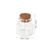 CALLARON 10pcs Mini Glass Keepsake Bottles for Teeth Hair Storage Sturdy Glass Vials with Lids for Organizing Precious Memories Cute Compact Design view 2