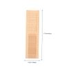 2Pcs Miniature Blind Ornament for Doll House Shutter Decor Dollhouse Accessories for Imaginative Play Layout Design view 2