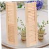 2Pcs Miniature Blind Ornament for Doll House Shutter Decor Dollhouse Accessories for Imaginative Play Layout Design view 3