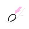2Pcs Fun Pink Hair Hoop with Arrowhead for Halloween Parties Novelty Accessories for Themed Celebrations and Social Gatherings Lightweight Comfortable Design view 2