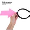 2Pcs Fun Pink Hair Hoop with Arrowhead for Halloween Parties Novelty Accessories for Themed Celebrations and Social Gatherings Lightweight Comfortable Design view 4