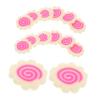 1 Pack Miniature Clay Sprinkles Faux Japanese Food Narutomaki Charms for Nail Art Cake Crafts DIY Projects Soft Clay Slices for Creative Decorations view 1