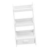 1pc Miniature Furniture Storage Rack Model White Dollhouse Accessory for Home Decor Lifelike Display Shelf for Miniature Collectors and Creative Layouts view 1