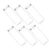 6pcs Clear Coin Storage Tubes Coin Collection Holder for Quarters Dimes Pennies Transparent Design for Easy Visibility Protection view 1