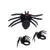 Toyvian 20Pcs Plastic Spider Rings for Halloween DIY Cosplay Fun Party Realistic Spider Decorations Smooth Surface Playthings for Themed Events view 1