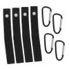 4pcs Baby Stroller Hooks: Heavy Duty Carabiner Clips Strap for Diaper Bags Shopping Bags - Pram Clips for Strollers Bikes Shopping Carts view 1