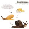 1Set Creative Snail Growth Cycle Models Realistic Snail Life Cycle Figurines for Educational Play Enhance Nature Understanding Imagination view 3