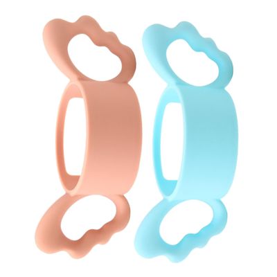 2Pcs Silicone Bottle Handles Feeding Bottle Accessories for Newborns Easy to Install Odor and Material for Independent Feeding