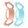 2Pcs Silicone Bottle Handles Feeding Bottle Accessories for Newborns Easy to Install Odor and Material for Independent Feeding view 1