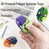 2Pcs 3D Printed Fidget Toys for Adults Kids,Mini Finger Roller Toy Bulk,Spinning Gear Toys for Toddlers,Autism Sensory Toys fidgets for Classroom Must Haves Birthday Gifts Party Favors Items view 2