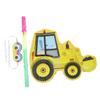 1Set Construction Truck Pinata Excavator Design for Birthday Party Supplies Candy Filled Fun for Fiesta Events Includes Stick Eye Mask view 1
