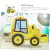 1Set Construction Truck Pinata Excavator Design for Birthday Party Supplies Candy Filled Fun for Fiesta Events Includes Stick Eye Mask view 3