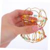 2pcs Flexible Iron Basket Transforming Loops for Skill Development Interactive Fun Magician Props for Tricks Crafts Flexible Decorative view 4