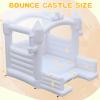 FINCOME White Bounce House, 13x13ft Inflatable Bounce House with Blower, Commercial Bounce Castle Large Bouncer Jumping Bouncy House for Kids Adults Wedding Birthday Party Celebrations Indoor Outdoor view 3