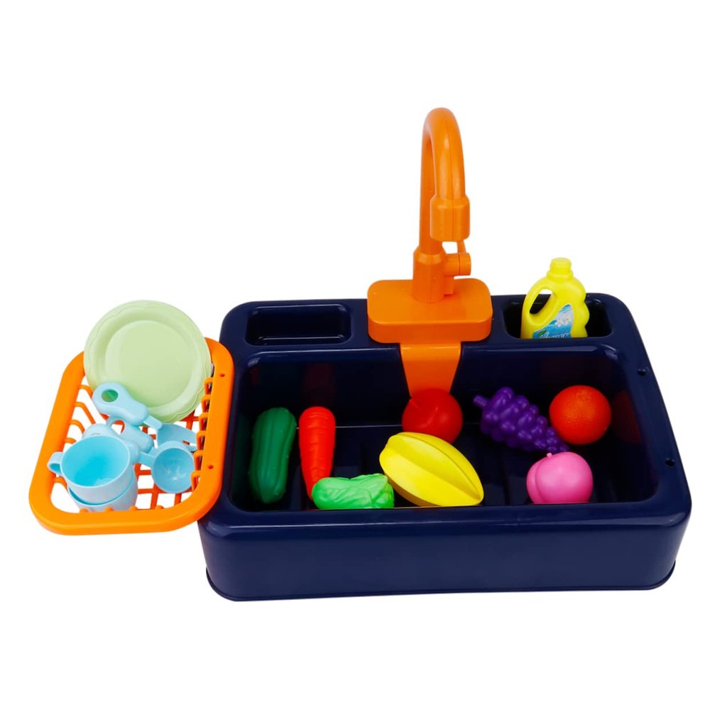 1Set Electric Dishwasher for Fun Kitchen Play House for Boys Engaging Dishwashing Simulation Birthday for Young Chefs