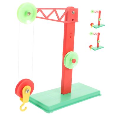 3Pcs Pulley Model for Primary School Physics Experiments Learning for Classroom and Home Use Engaging Teaching Aid for