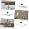 Abaodam Swing Balance Toy for Stress Relief Iron Tumbler Desktop Ornament Kinetic Art Decor for Home and Office Unique Boys and Girls and Adults view 4