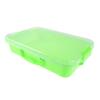 Abaodam Ultralight Sandbox Organizer for Indoor Outdoor Sensory Activities Space Themed Molds Convenient Storage Light Green view 1
