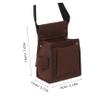 Portable Tool Bag with Waist Belt Dual Organization for Easy Storage for and Learning Activities view 2