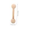 2Pcs Wooden Dumbbells Safe Handheld Weights for Enhance Grip Strength and Coordination for Activities and Physical Development view 2