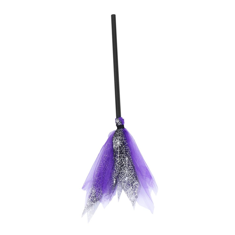 1Pc Halloween Witches Broom Lightweight Broom Props for Parties Creative Halloween Decor for Masquerades and Celebrations