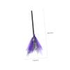 1Pc Halloween Witches Broom Lightweight Broom Props for Parties Creative Halloween Decor for Masquerades and Celebrations view 2