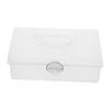 BESPORTBLE Plastic Mahjong Box Empty Case for Mahjong Tiles Organized Storage for Games Crafts Rectangular Storage Container view 1