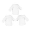 3Pcs Bear Doll Clothes Soft Decorative Outfits for Stuffed Dolls Stylish and Short Sleeve T Shirts for Bear Doll Decor and Imaginative Play view 1