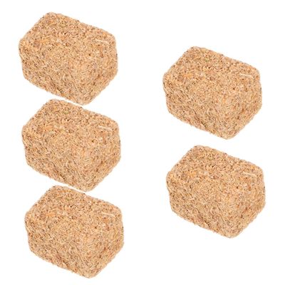 Abaodam 4pcs Mini Hay Bales: Miniature Hayrick Decoration for Dollhouse Table Centerpieces Horse Fall Farm Models 2x2x3cm