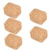 Abaodam 4pcs Mini Hay Bales: Miniature Hayrick Decoration for Dollhouse Table Centerpieces Horse Fall Farm Models 2x2x3cm view 1