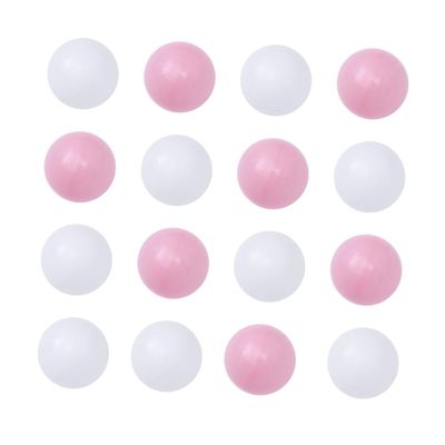 BESPORTBLE 100 Pcs Thicken Plastic Ocean Balls Fun Wave Balls for Safe Bathtub and Indoor Play Pink White Color Garden Play Gym