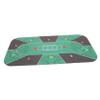 LIOOBO Household Rubber Poker Table Cover Player Game Mat for Family Entertainment Non Skid Backing Easy to Carry Decorative Design Fits Tables view 1