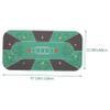 LIOOBO Household Rubber Poker Table Cover Player Game Mat for Family Entertainment Non Skid Backing Easy to Carry Decorative Design Fits Tables view 2