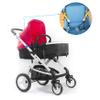 4Pcs Blanket Clip for Strollers Durable Hard and Woven Belt Design Secure Blankets Towels and Lightweight and Easy to Carry Double Sided Toothed Grip view 4