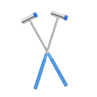 LALADEFIEE 2pcs Boy Girl Blocks Building Hammers Assembly Tools with Blue Handle Soft Lightweight and Construction Hammer for Fun and Assembly