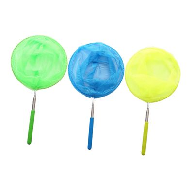 3Pcs Telescopic Insect Nets for Extendable Outdoor Catching Nets with Comfortable Handle for Exploring Butterflies Bugs Fish Mixed Colors
