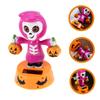 Halloween Solar Dancing Ghost Ornament for Car Dashboard Adorable Pumpkin Decoration for Home Office Lightweight Compact Solar Powered Decor Halloween Table view 3