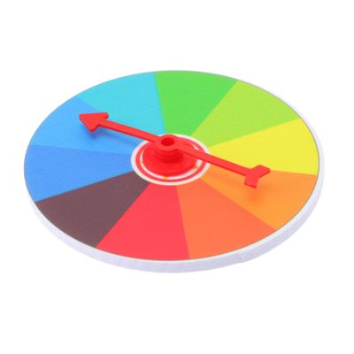 Abaodam Prize Wheel for Parties 10cm Wall Hanging Turntable Game for Fun Activities and Teaching Draw Wheel