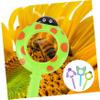 3Pcs Handheld Magnifying Glass Colorful Cartoon Design Fun Plastic Magnifier for Boys for Exploration and Craft Activities view 3