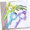 3Pcs Handheld Magnifying Glass Colorful Cartoon Design Fun Plastic Magnifier for Boys for Exploration and Craft Activities view 4
