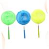 3Pcs Telescopic Insect Nets for Fishing Nets with Slip Handle Great Outdoor Tools for Catching Butterflies and Bugs Yellow view 2